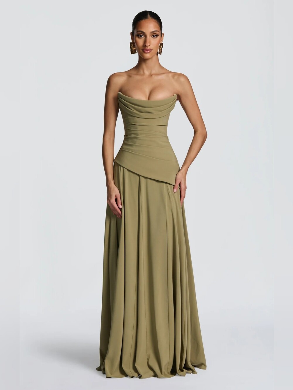 Vestido largo Patricia - Verde Babyboo NWT $235